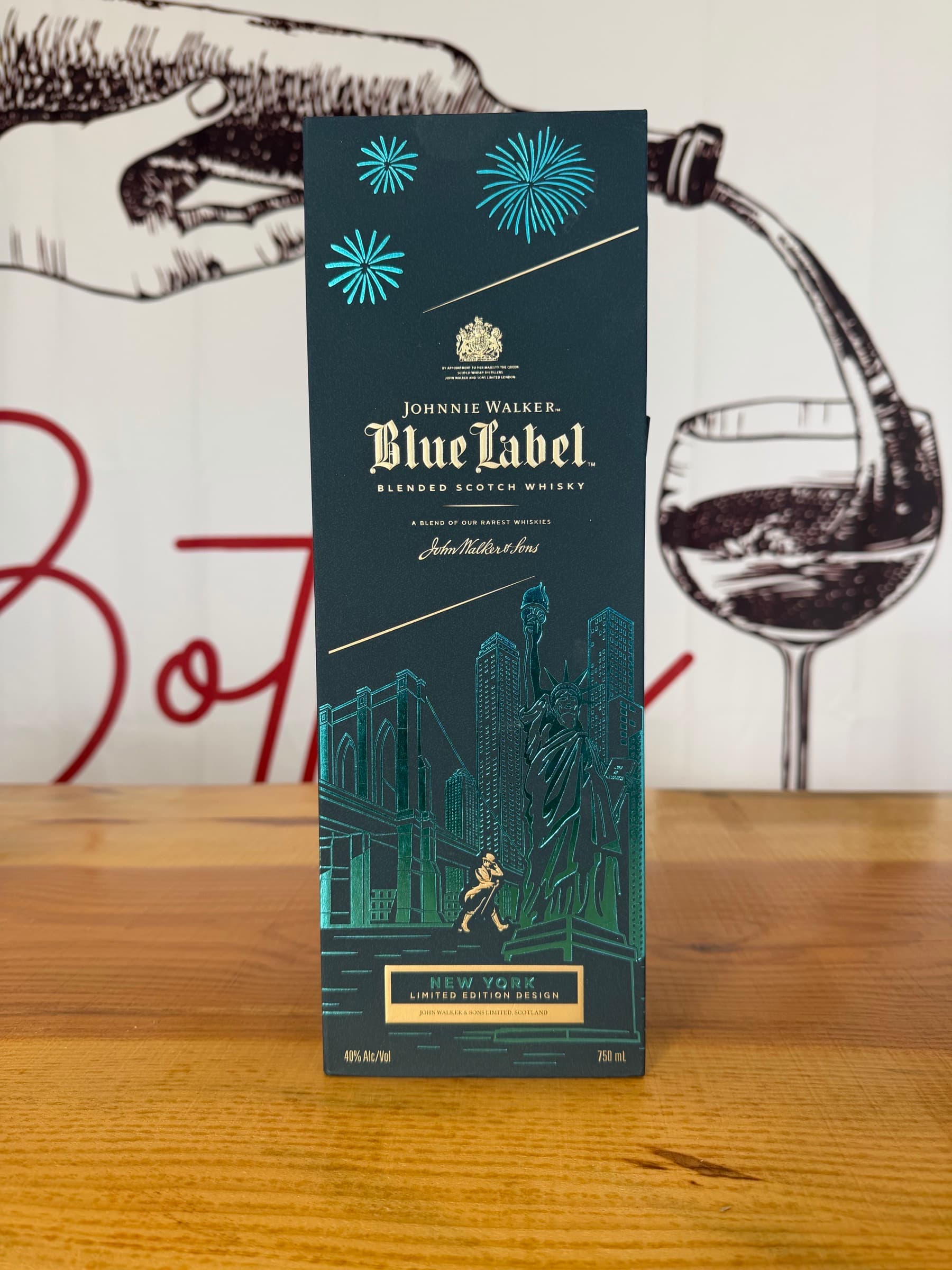 Johnnie Walker Blue Label New York Limited Edition 2023 – Bottle No. 14291 – 75cl – Original Box