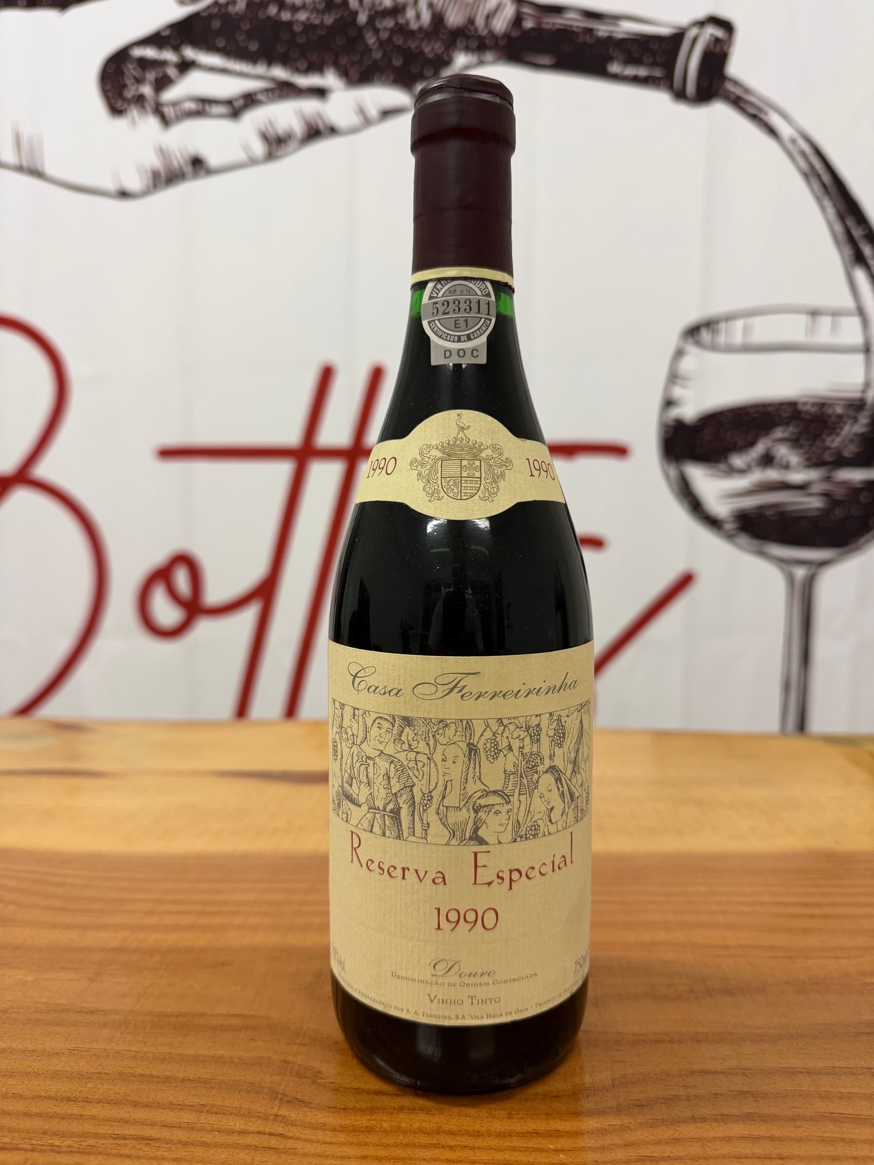 1990 Casa Ferreirinha Reserva Especial – Douro DOC – Rare Mature Portuguese Red – 75cl