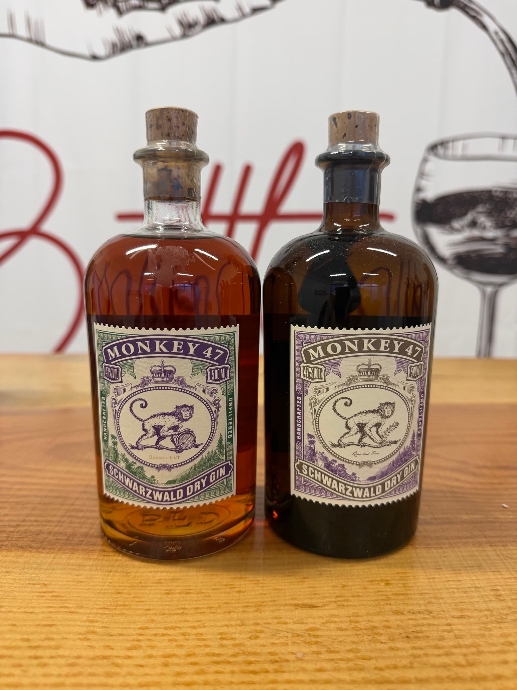 Monkey 47 Collection – Barrel Cut & Schwarzwald Dry Gin – 2x 50cl – 47%
