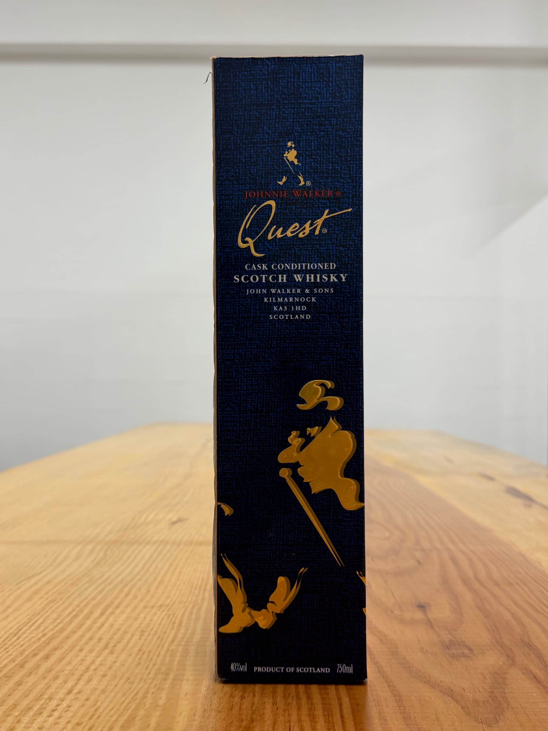 JOHNNIE WALKER QUEST – CASK CONDITIONED – 1997 – 750ML – ORIGINAL BOX