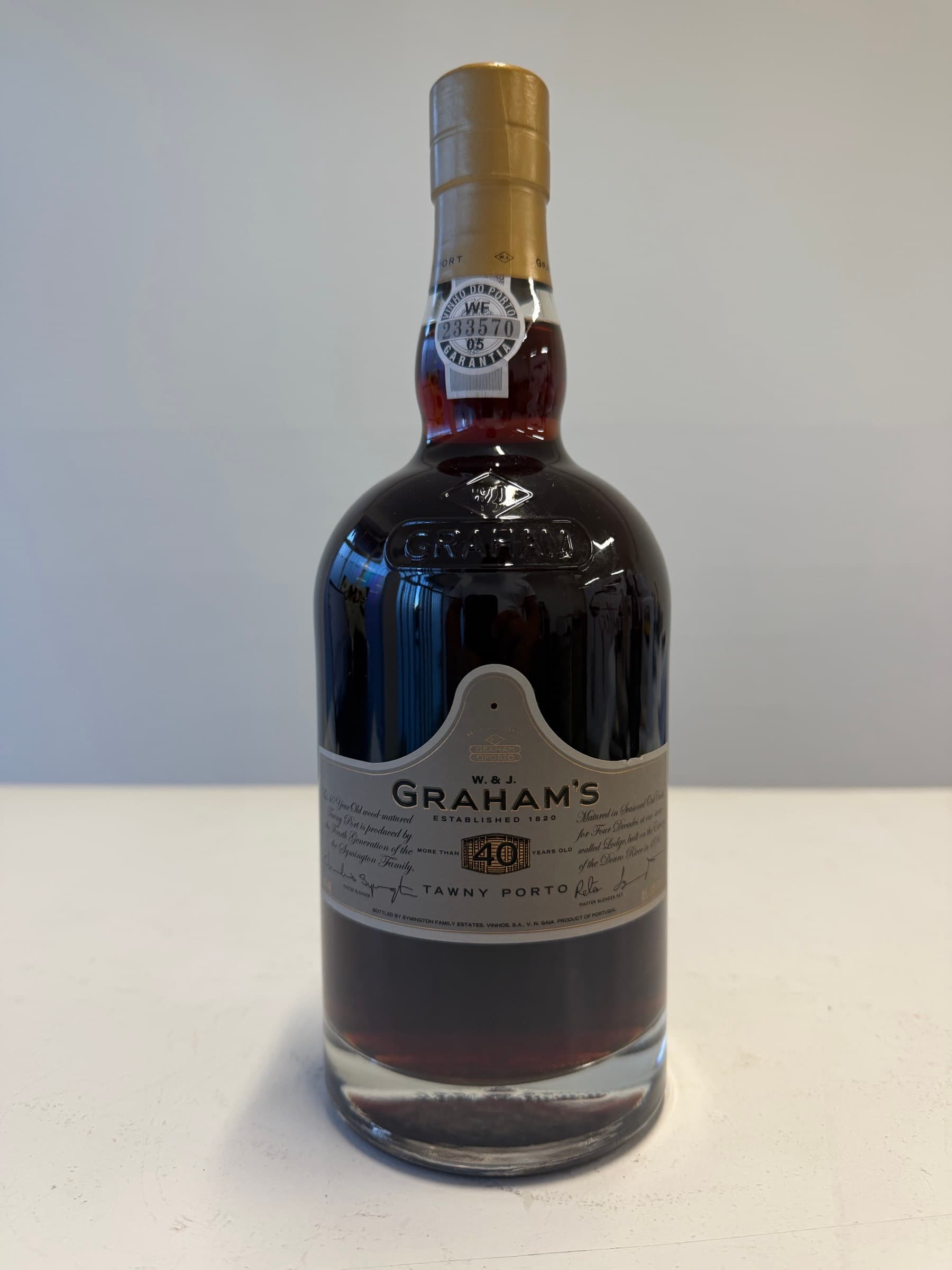 Graham’s 40 Years Old Tawny Port – Bottled 2013 – 75cl