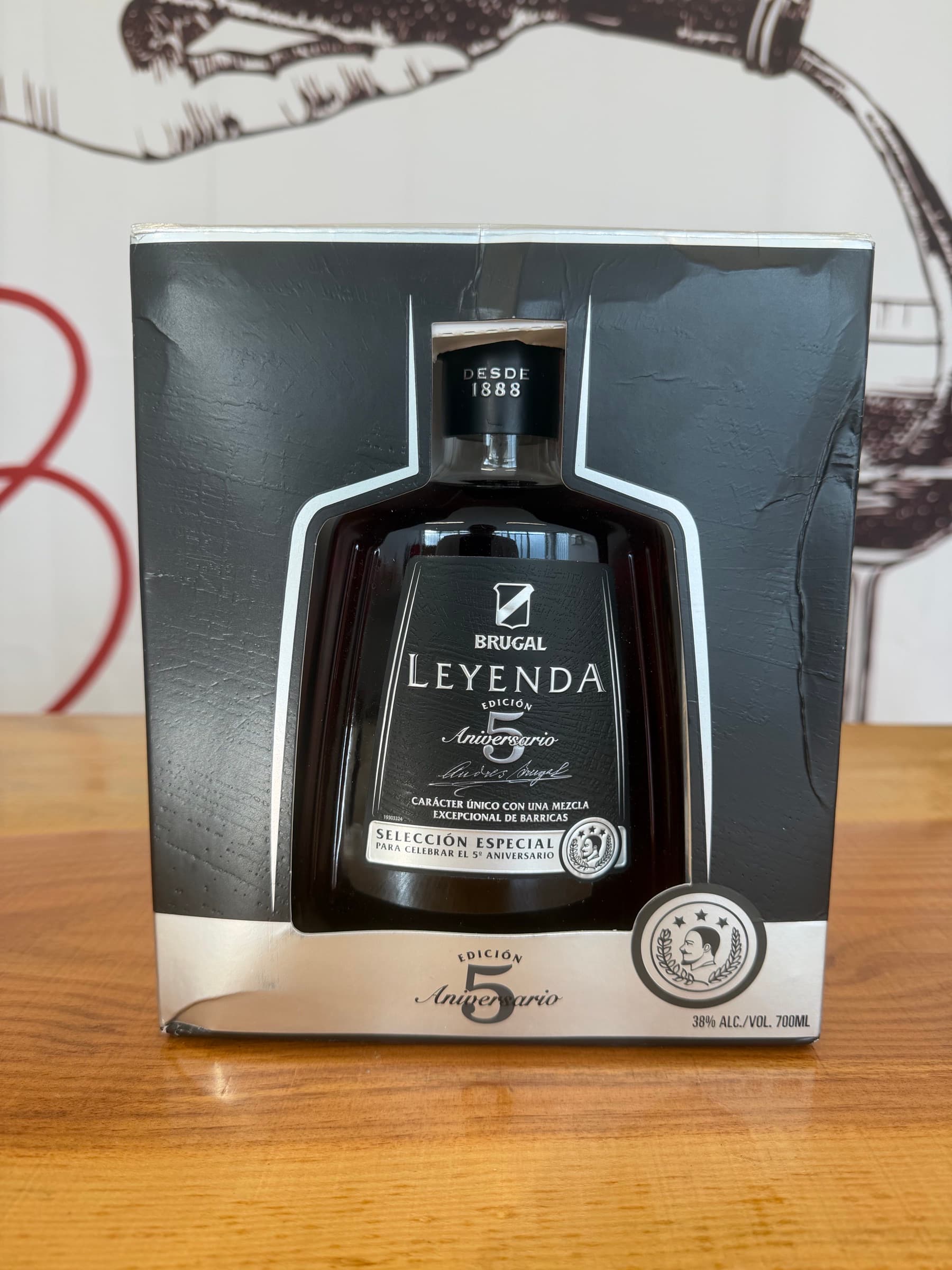 Brugal Leyenda Edición 5 Aniversario – Selección Especial – Dominican Premium Rum – 700ml – Original Box