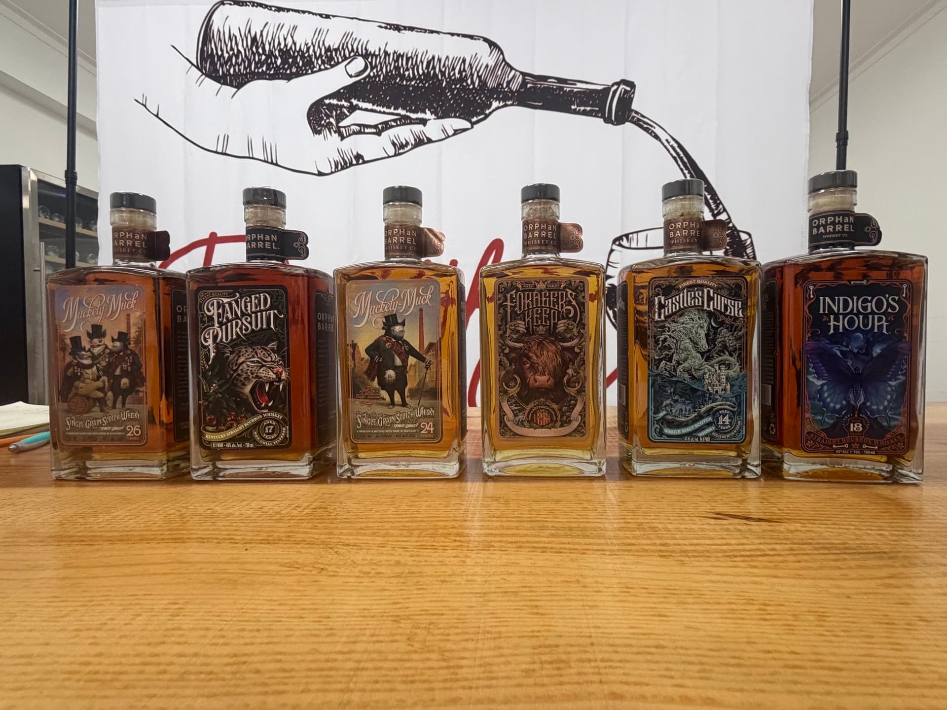 Orphan Barrel Collector’s Collection – 6 Rare Whiskies – 14 to 26 Years Old – Bourbon & Scotch