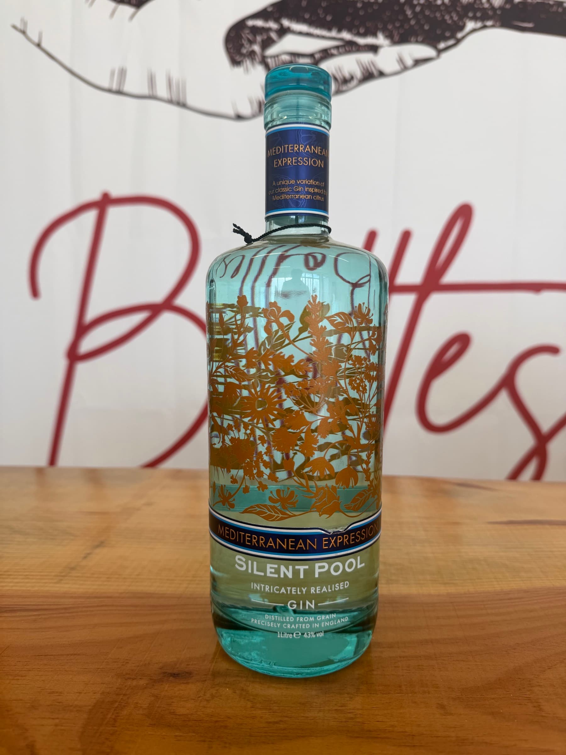 Silent Pool Mediterranean Expression Gin – 1L – 43% – England